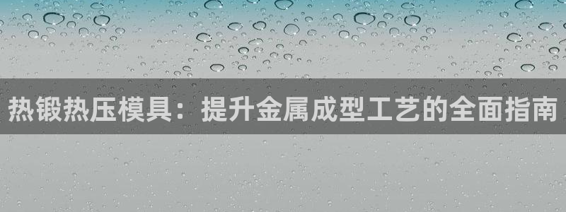 emc登录网站：热锻热压模具：提升金属成型工艺的全面指南