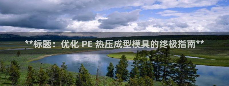 易倍app网站：**标题：优化 PE 热压成型模具的终极
