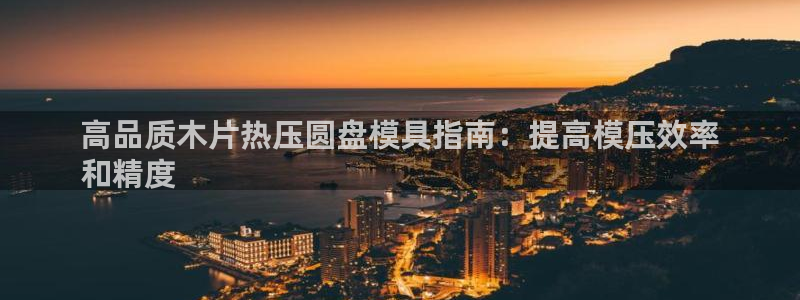 易倍英语官方网站登录：高品质木片热压圆盘模具指南：提高模