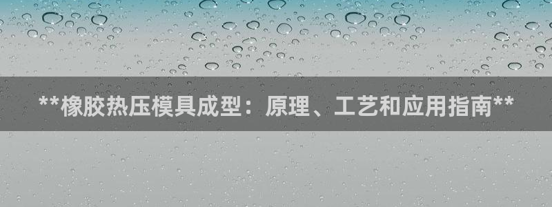 易倍企业管理软件怎么样：**橡胶热压模具成型：原理、工艺