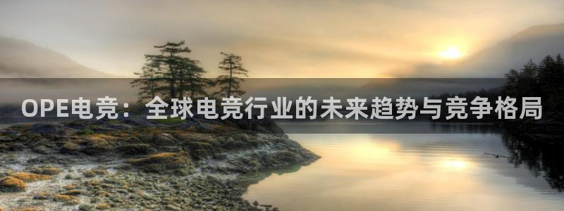 威客电竞官网：OPE电竞：全球电竞行业的未来趋势与竞争格局